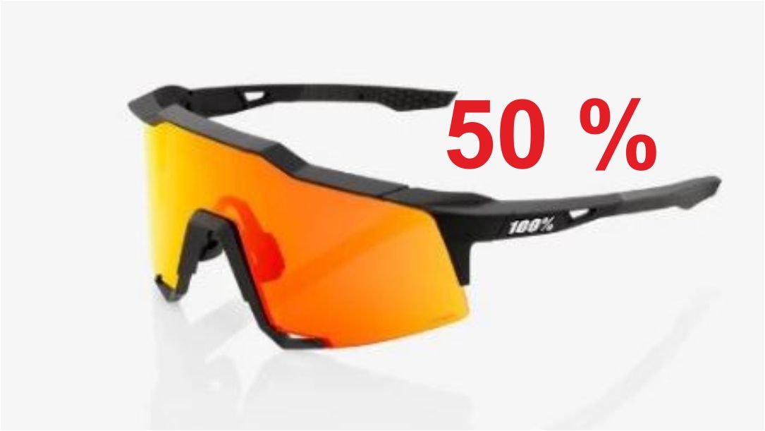Gafas 100% Speedcraft negro mate