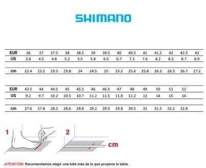 Zap. Shimano Rc502 Negra. Talla 42 (horma ancha)
